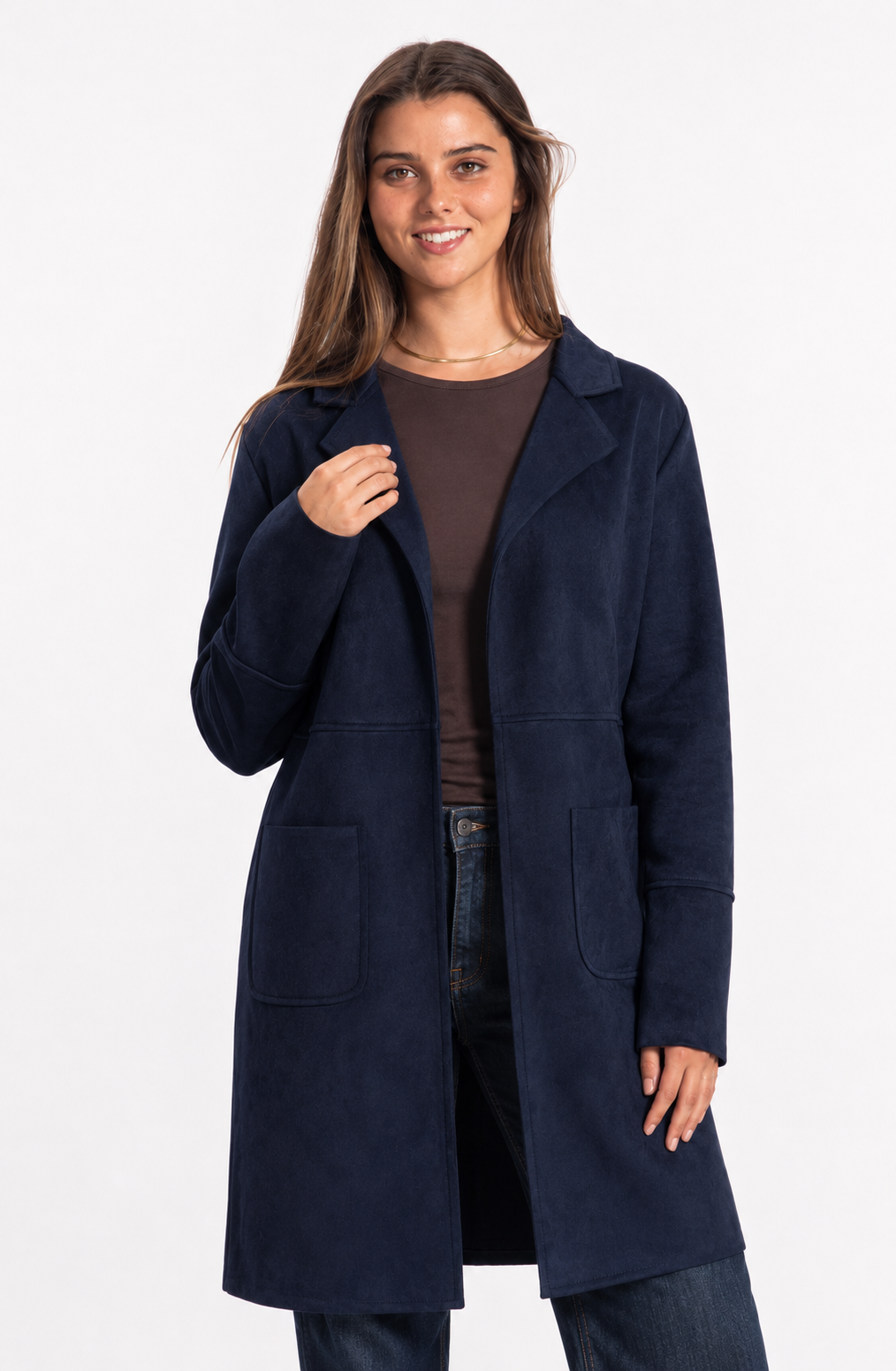 Tapado Suede - S / Azul