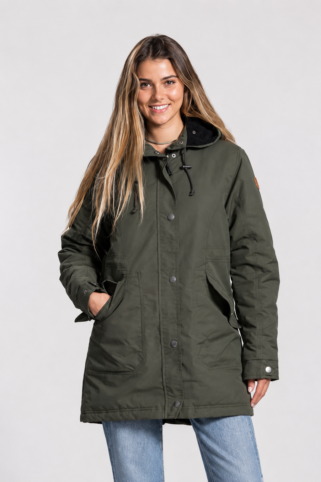 Parka Acolchada e Impermeable